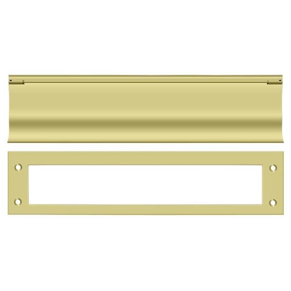 Deltana Mail Slot, Heavy Duty Bright Brass - MS0030U3