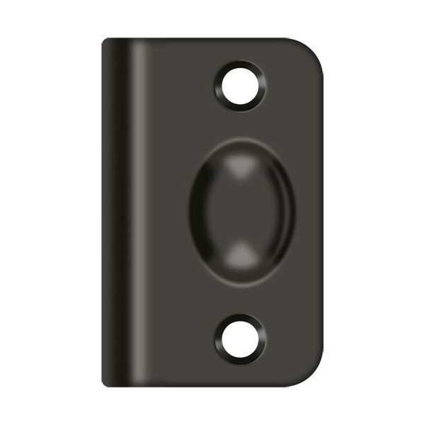 Deltana Strike Plate For Ball Catch And Roller Catch Oil Rubbed Bronze - SPB349U10B