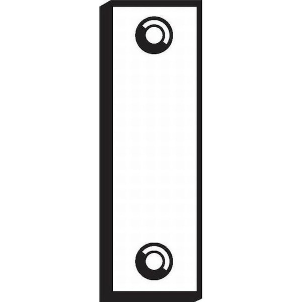 Don-Jo 1-15/16" x 2-1/4" Filler Plate for Flush Bolt Strike - FB225PC