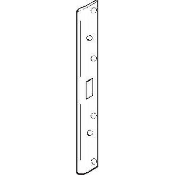Don-Jo 1-3/8" x 18" Mortise Hole Strike - AST2138MBP