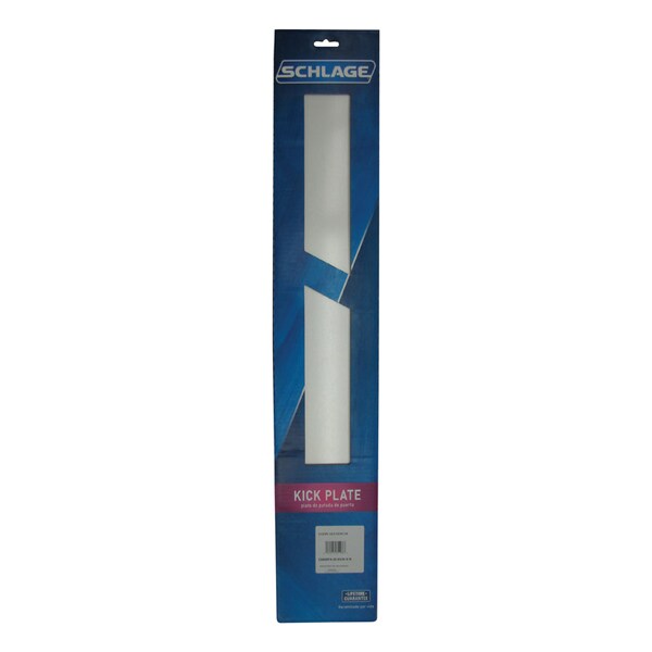 Schlage Schlage 6 in. H X 34 in. L Anodized Aluminum Kickplate - C8400-PA28 6X34