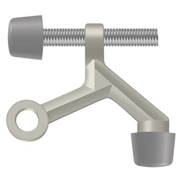 Deltana Door Stop, Zinc, Silver, 1-7/8"H x 3/4"W - ZHP70U15