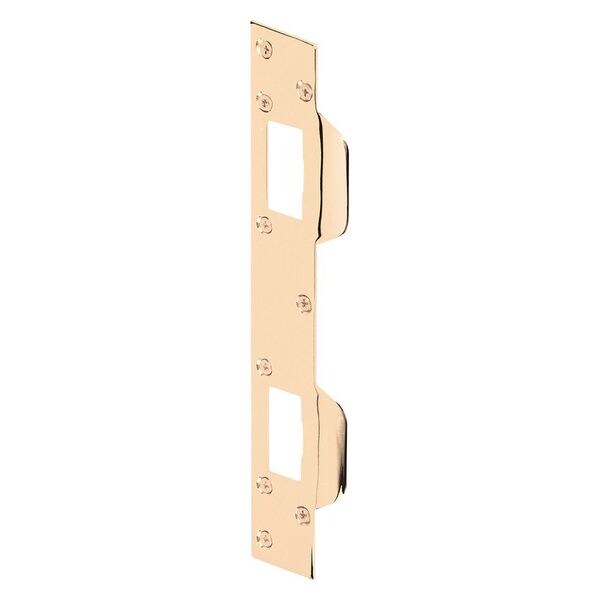 Primeline Tools Door Strike, Accommodates 5-1/2 in. to 6 in. Hole Centers, Steel (Single Pack) - MP9480