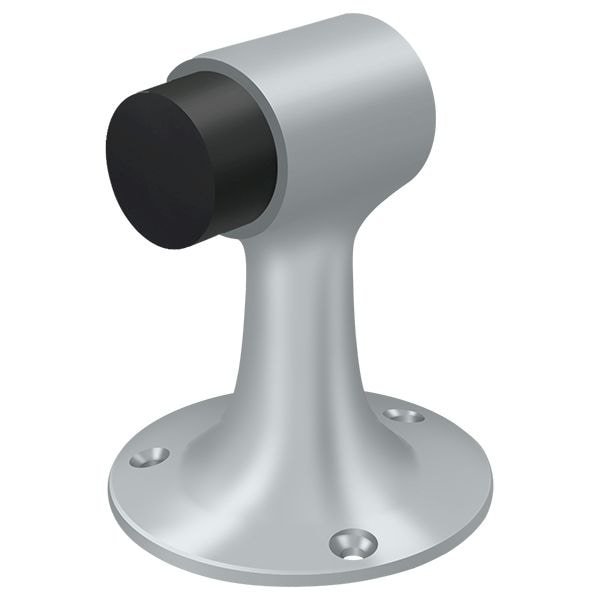 Deltana Floor Mount, Bumper, Heavy Duty Satin Chrome - DSF3225U26D