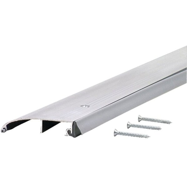 M-D Building Products 0 Bumper Threshold with Insert, 36 in L, 3316 in W, Aluminum - 8433