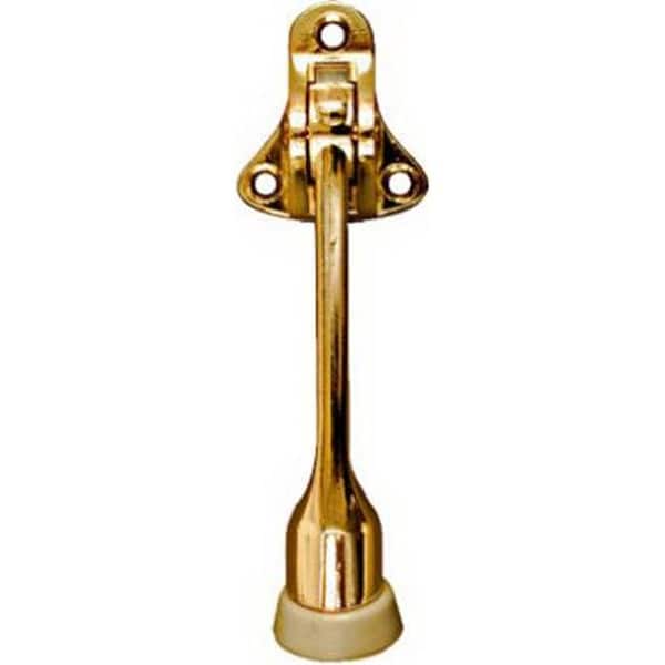Eat-In N184-259 4 in. Bright Brass Finish Kick Down Door Stop - EA567749