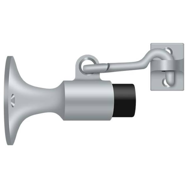 Deltana Wall Mount Bumper With Holder Satin Chrome - SAHW325U26D