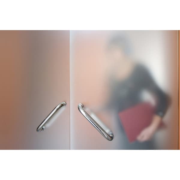 Richelieu 6inch 152 mm Center to Center Tubular BacktoBack Pull for Glass Shower Door, Matte Black - SDTRDB07506900