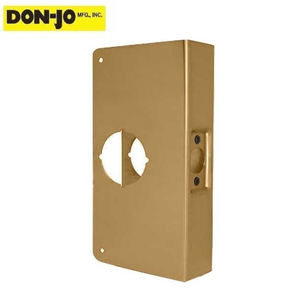Don-Jo Wrap Around 2-3/8" Backset, 1-3/8 Door, Satin Bronze - DNJ-1-BZ-CW