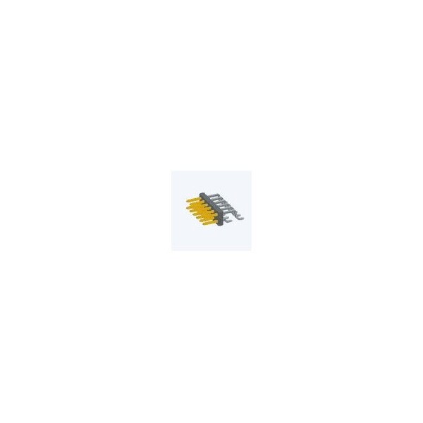 Fci Board Connector, 16 Contact(S), 2 Row(S), Male, Right Angle, 0.079 Inch Pitch, Surface Mount - 10112690-G03-08ULF