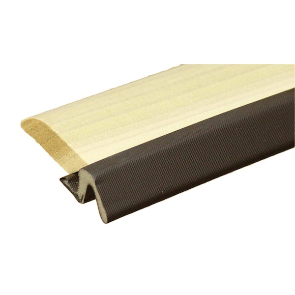 Randall Streamline Pattern Door Stop Set, with (Brown) Q-Lon Weatherstrip Top and Sides - WV-97-BR
