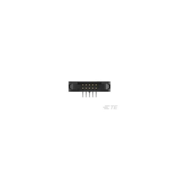 Te Connectivity Board Connector, 10 Contact(S), 2 Row(S), Male, Straight, 0.1 Inch Pitch, Solder Terminal, Eject - 1-2271038-0