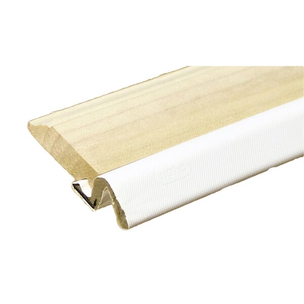 Randall Colonial Pattern Door Stop Set, with (White) Q-Lon Weatherstrip Top and Sides - WV-98-WH