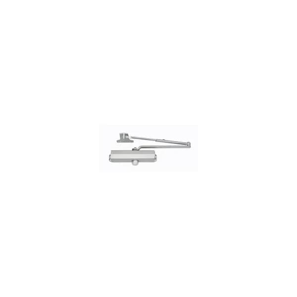 Norton Door Controls Door Closer, Norton 1601, Hydraulic, Manual, Housing Length 9-3/4 in, Gray - 1601XAL