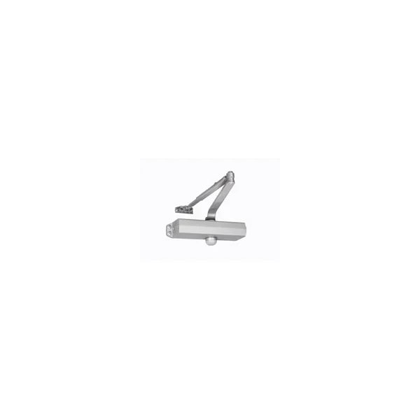 Norton Door Controls Door Closer, Norton 1601, Hydraulic, Manual, Housing Length 9-3/4 in, Gray - 1601XAL