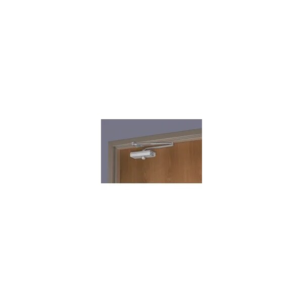 Norton Door Controls Door Closer, Norton 1601, Hydraulic, Manual, Housing Length 9-3/4 in, Gray - 1601XAL