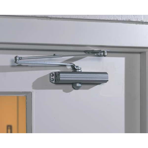 Norton Door Controls Manual, Hydraulic, Norton 1600, Door Closer, Heavy Duty Interior and Exterior, Gray - 1601 X 689