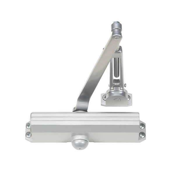 Norton Door Controls Manual, Hydraulic, Norton 1600, Door Closer, Heavy Duty Interior and Exterior, Gray - 1601H X 689