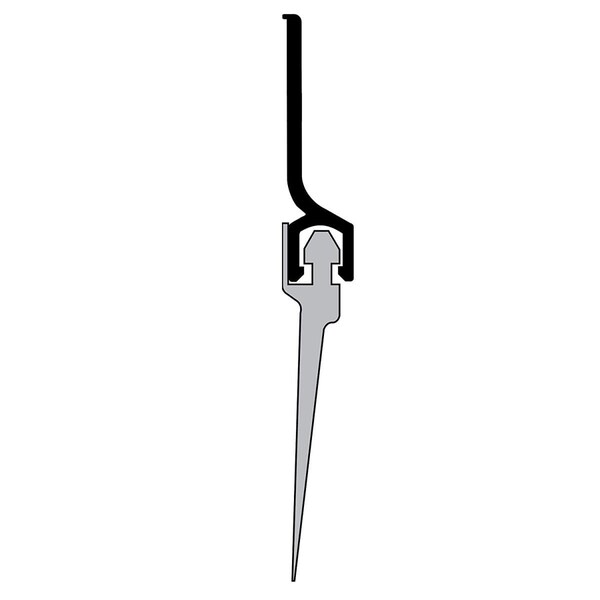 Perfectpatio 36 in. Door Bottom with Black Eco Insert, Dark Bronze Anodized - PE3240030