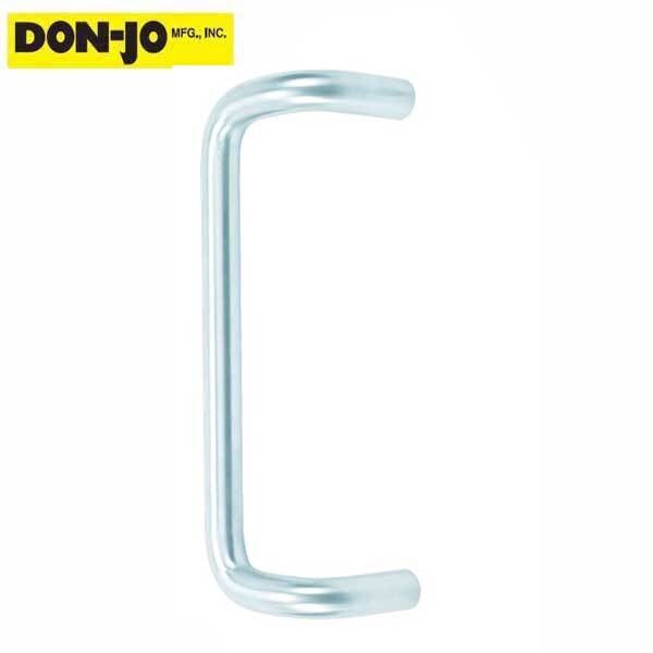 Don-Jo DNJ: 9 inch 90 Degree Round Door Pull Aluminum - DNJ-1156-628