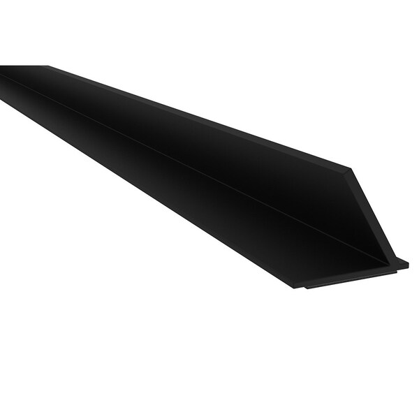 Pemko 216in 18ft SiliconSeal Adhesive Backed Fire and Smoke Gasketing Black Finish - S44BL18