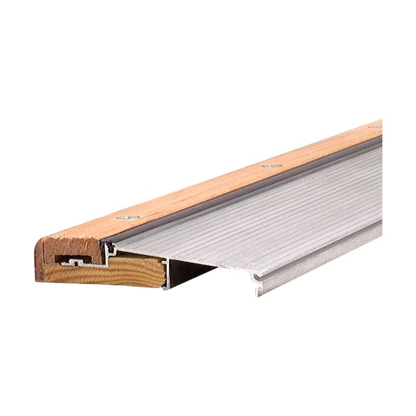 M-D Building Products M-D Building Products 1.13 in. H X 5.63 in. W X 36 in. L Aluminum/Oak Adjustable Deluxe Threshold Si - 78600