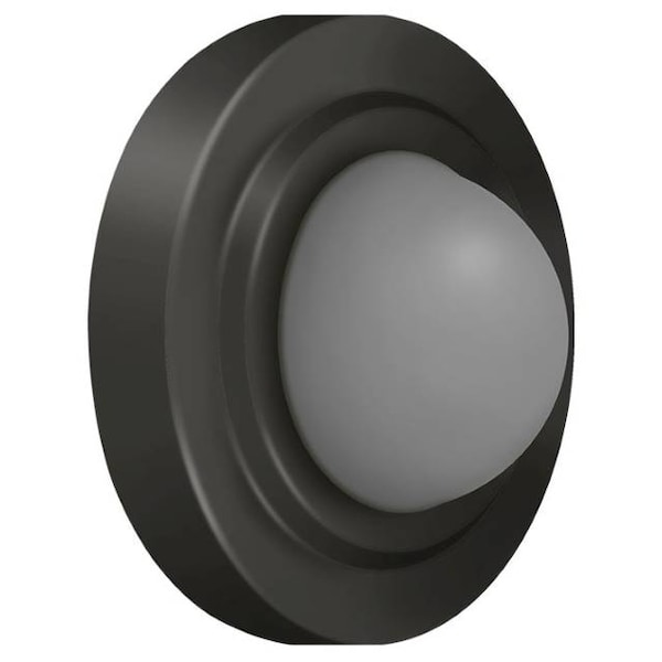 Deltana Convex Flush Bumper 2-3/8" Diameter Oil Rubbed Bronze - WBC238U10B