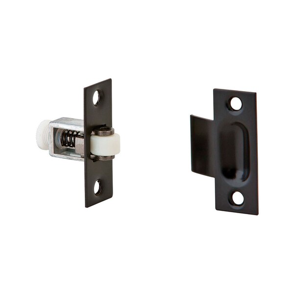 Ives Ives 0.9 in. H X 1.8 in. W X 2.2 in. D Oil Rubbed Bronze Brass Roller Catch - 336B10B
