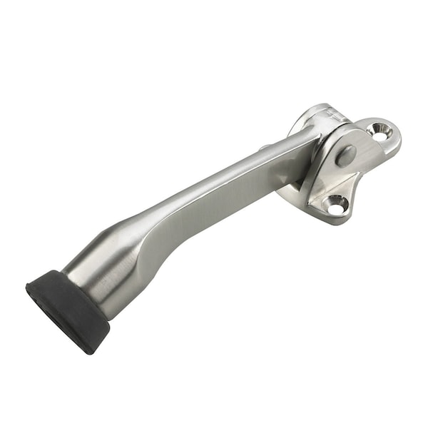 Richelieu 5 in 127 mm FlipDown Door Stop, Brushed Nickel - 68NBV