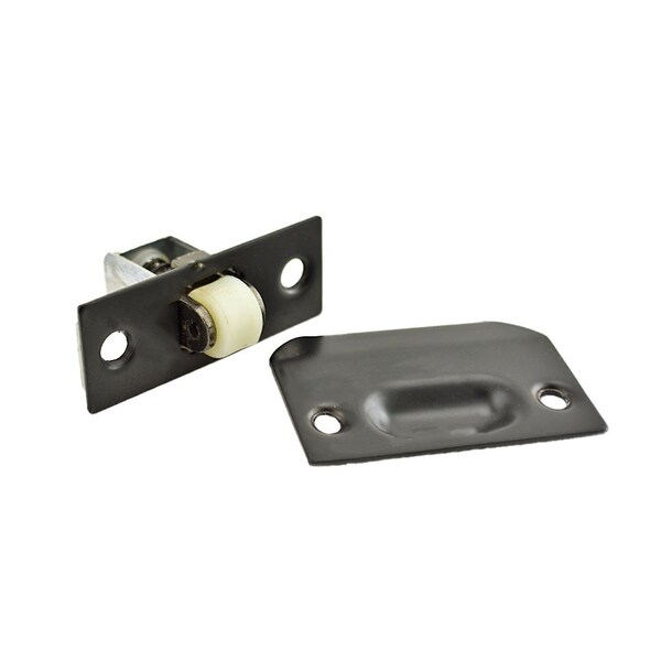 Ives Commercial Solid Brass Adjustable Roller Catch with Full Lip Strike Oil Rubbed Bronze Finish - 335B10B