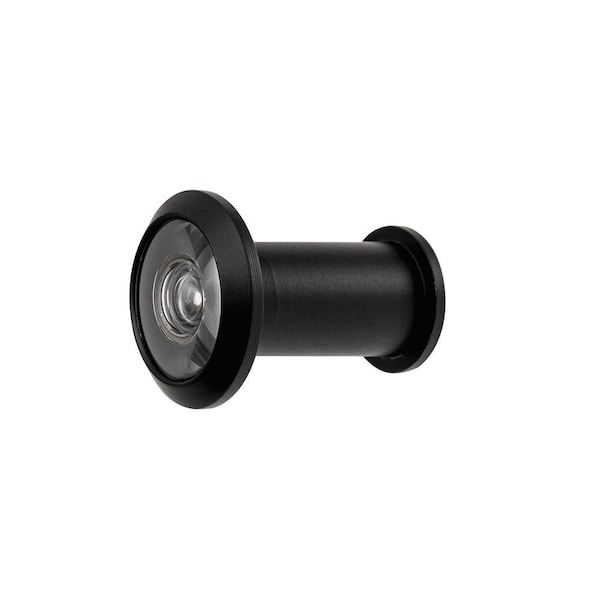 Pamex UL 180 Degree Door Viewer for 1-3/8in to 2-1/4in Matte Black Finish - DD01180ULBL