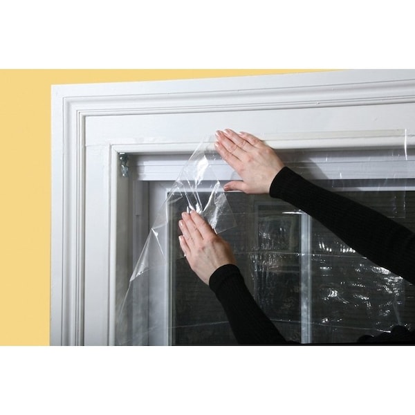 Frost King Indoor Shrink Window Kit, 84 in W, 110 in L - V83M