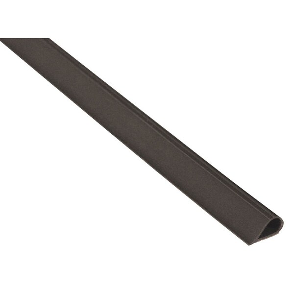 Pemko 204in 17ft Adhesive Perimeter Gasketing Black Finish - PK55BL17