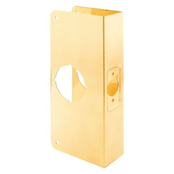 Primeline Tools Door Grd, 9", E/G, 1-3/4x2-3/8x2-1/8, P/Brs - MP9541