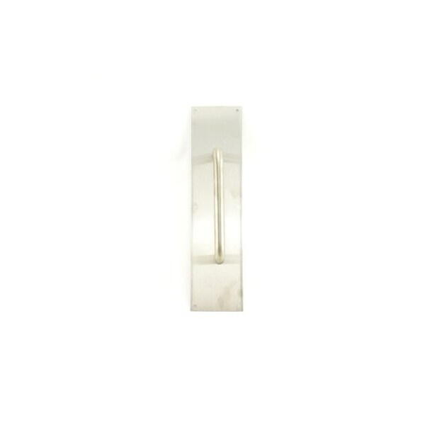 Trimco Square Corner Pull Plate 8" 1194 Pull Satin Stainless Steel 4"x16" - 1017-3B.630