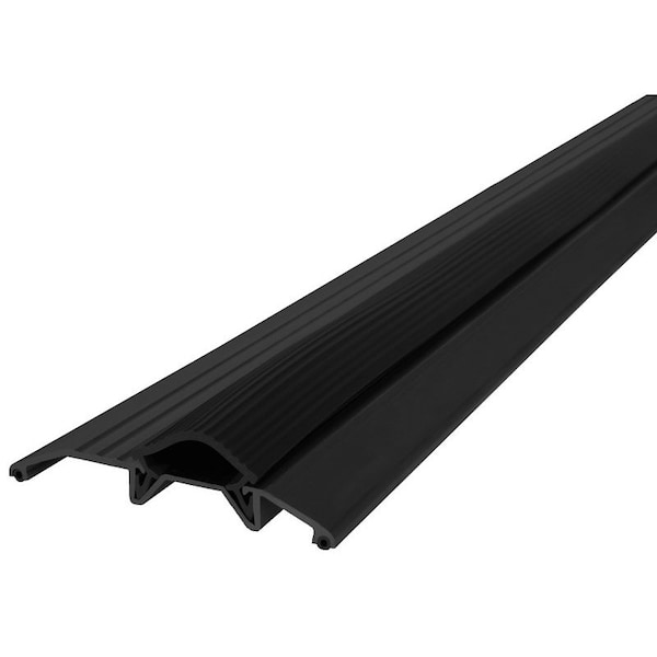 M-D Building Products Threshold, 36 in L, 3-3/4 in W, Low Profile, Aluminum, Black, Matte - 11821