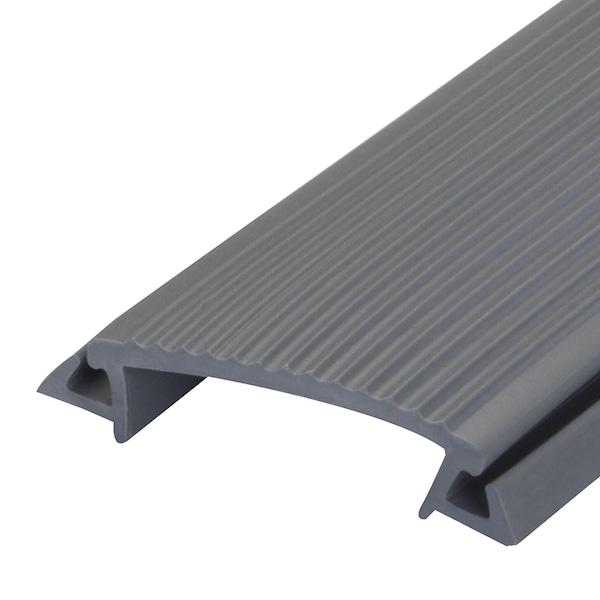 M-D Building Products 1-1/2 in. x 3/4 in. x 36 in. Gray Vinyl Replacement Insert for Heavy Duty Thresholds - 43824