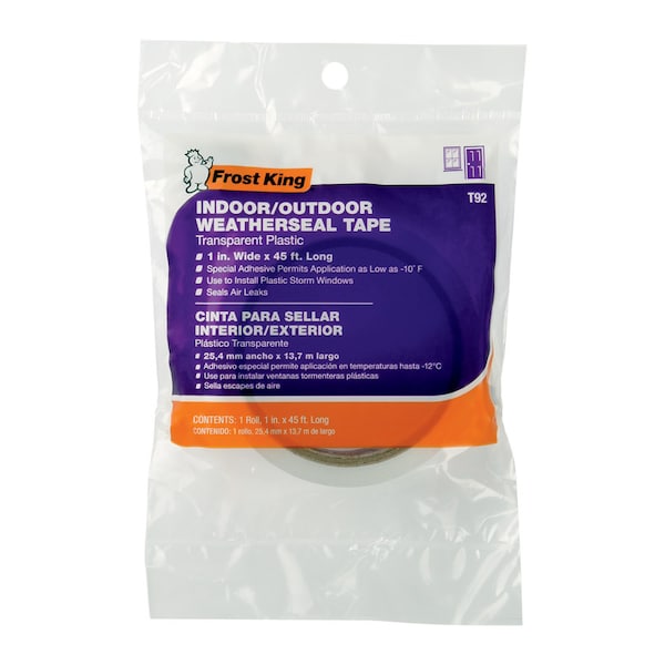Frost King Frost King Clear Plastic Weather Seal For Doors and Windows 45 ft. L X 0.014 in. - T92H