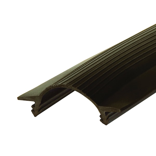 M-D Building Products 1-25/32 in. x 5/8 in. x 36 in. Bronze Vinyl Replacement Insert for Hardwood Thresholds - 13565