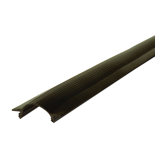 M-D Building Products 1-25/32 in. x 5/8 in. x 36 in. Bronze Vinyl Replacement Insert for Hardwood Thresholds - 13565