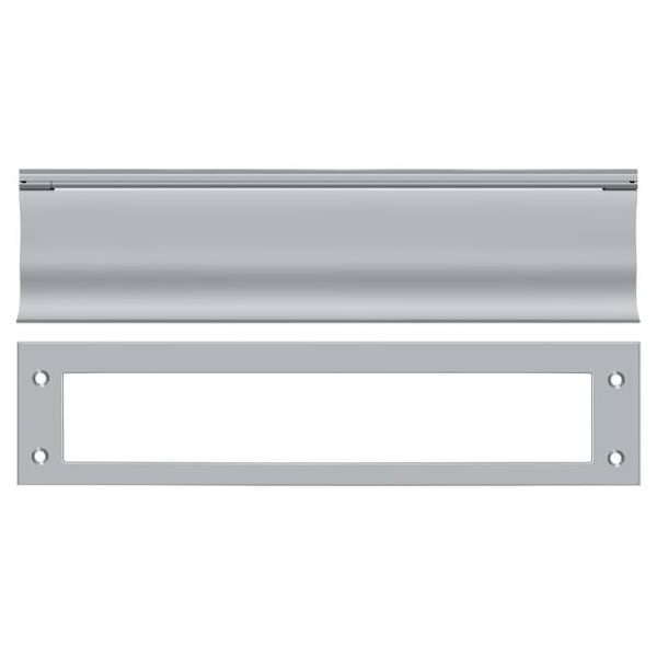 Deltana Mail Slot, Heavy Duty Satin Chrome - MS0030U26D