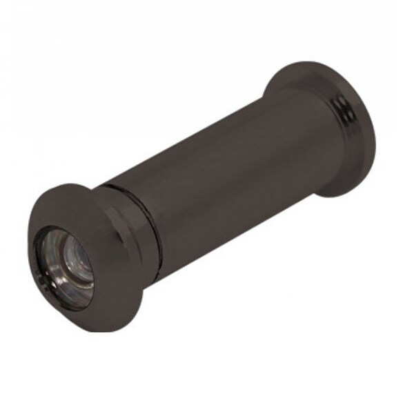Cal-Royal 160 Degrees Brass Door Viewer, 1/2 Bore, Plastic Lens, for 1-3/8 to 2 Thick Doors, US10B Oil - DV90-10B