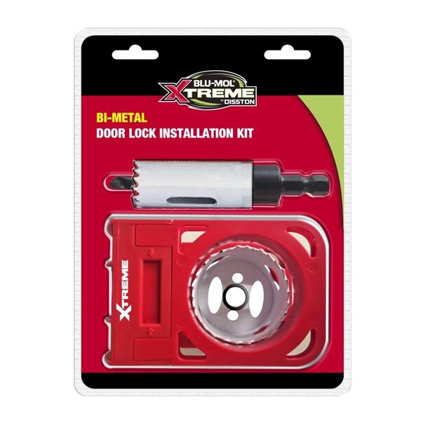 Disston Disston Blu-Mol Xtreme Bi-Metal Door Lock Installation Kit 3 pk - E0217043