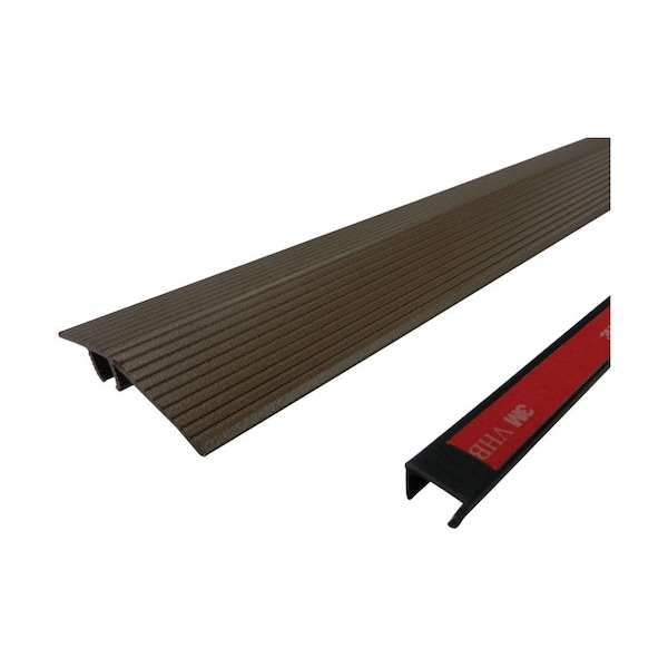 M-D Building Products M-D Building Products CINCH 0.5 in. H X 1.875 in. W X 36 in. L Prefinished Spice Aluminum Reducer Tr - 43319