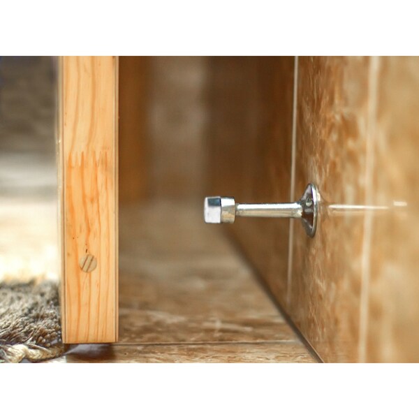 Richelieu 2Pack 3in 76 mm Rigid Door Stop, Antique Nickel - 216ANV