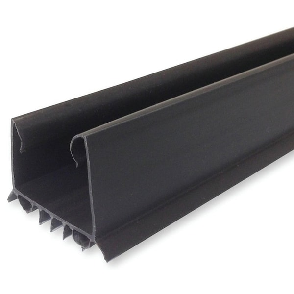 M-D Building Products Door Seal, 214 in W, 36 in L, Vinyl, Brown - 43337