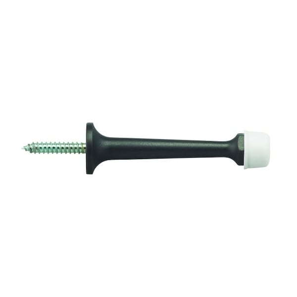 Omnia Solid Wall Door Stop Oil Rubbed Bronze 3" - 1147-10B
