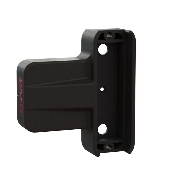 Lockey Usa Lockey Adapter for Installing the 2835 and 2830 on Vinyl and Ornamental Gates Black Finish - 2835-ADAPTER-BK