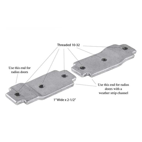 Major Major:  LMB-033 - Mounting Bracket For Adams Rite Locks In Aluminum Radius Door Frames - MJR-LMB-033