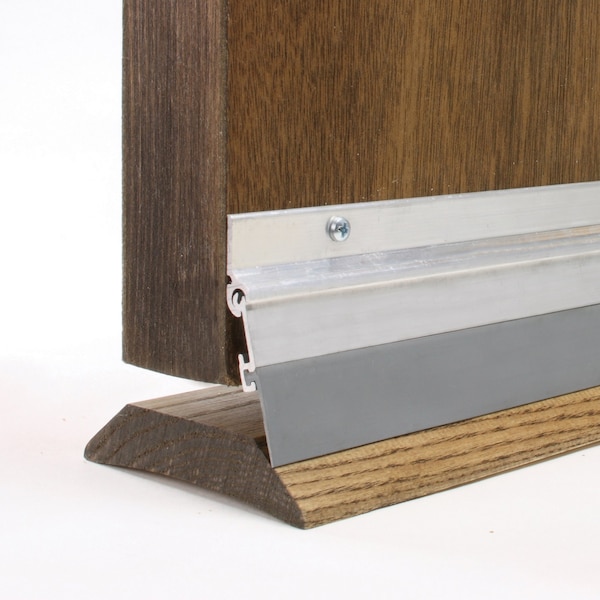 Zoro Select Door Bottom, Flip Up, 2 1/4x3/4x36, Alum - 2RRJ1